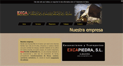 Desktop Screenshot of excapiedra.com